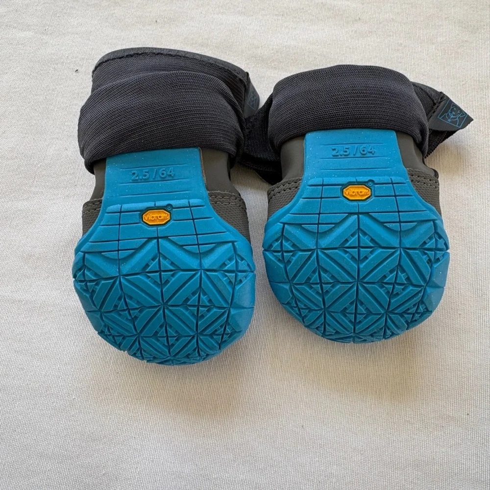 Ruffwear Polar Trex Dog‎ Boots Black Size 2.5 64mm Vibram Winter Snow 2PK